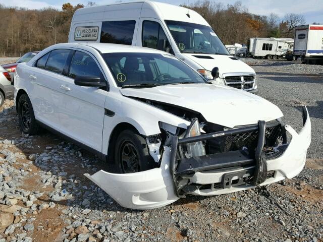 1FAHP2MK5EG166220 - 2014 FORD TAURUS POL WHITE photo 1