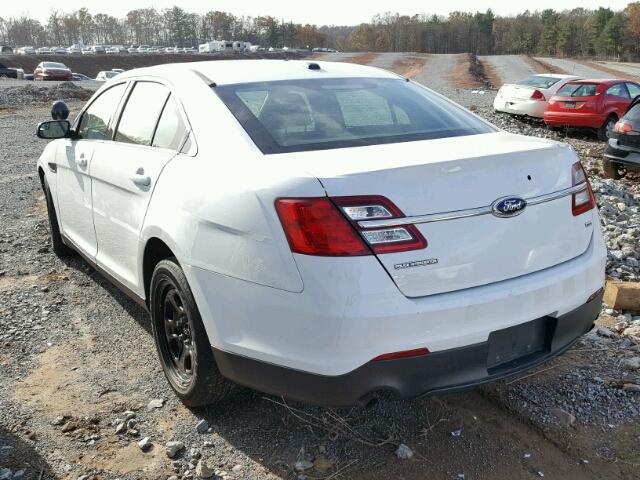 1FAHP2MK5EG166220 - 2014 FORD TAURUS POL WHITE photo 3