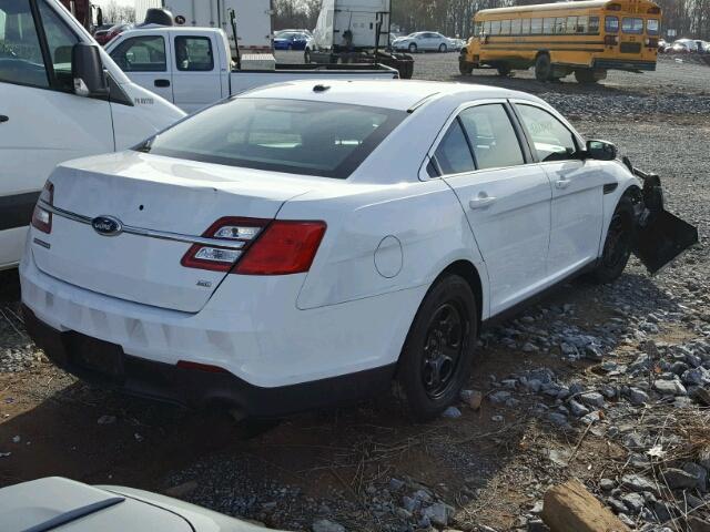 1FAHP2MK5EG166220 - 2014 FORD TAURUS POL WHITE photo 4