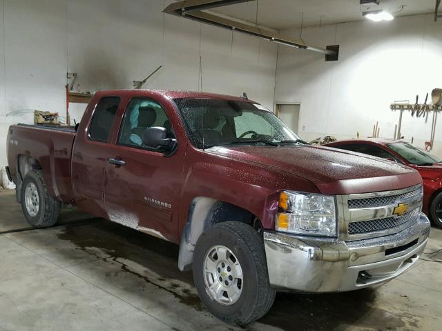 1GCRKSE73DZ303214 - 2013 CHEVROLET SILVERADO BURGUNDY photo 1