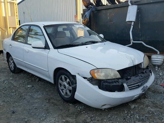 KNAFB121735212530 - 2003 KIA SPECTRA BA WHITE photo 1