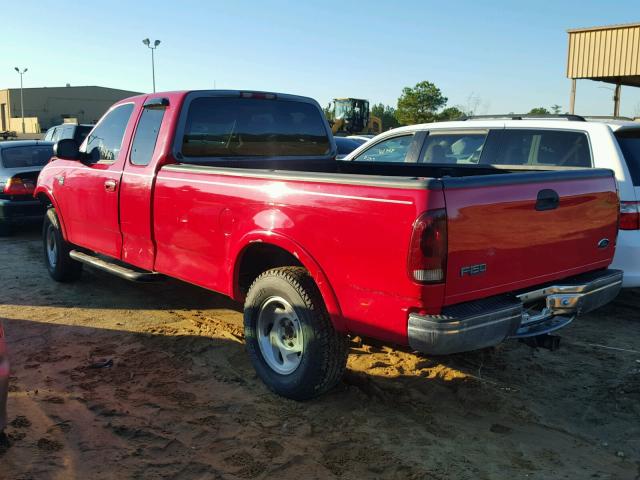 2FTZX18W4WCA55196 - 1998 FORD F150 RED photo 3