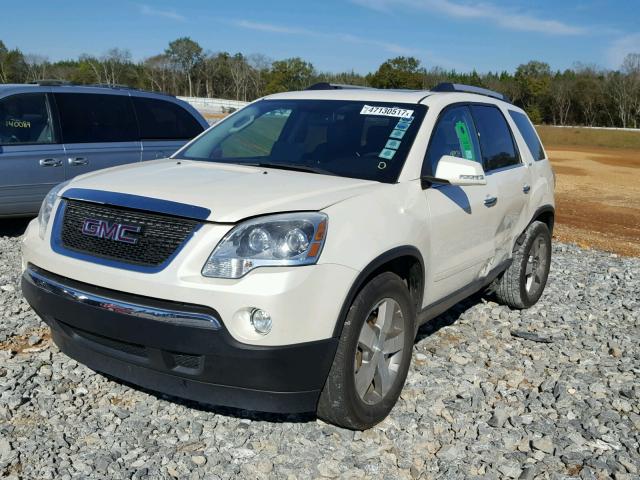 1GKKRRED7BJ305396 - 2011 GMC ACADIA SLT თეთრი ფოტო 2