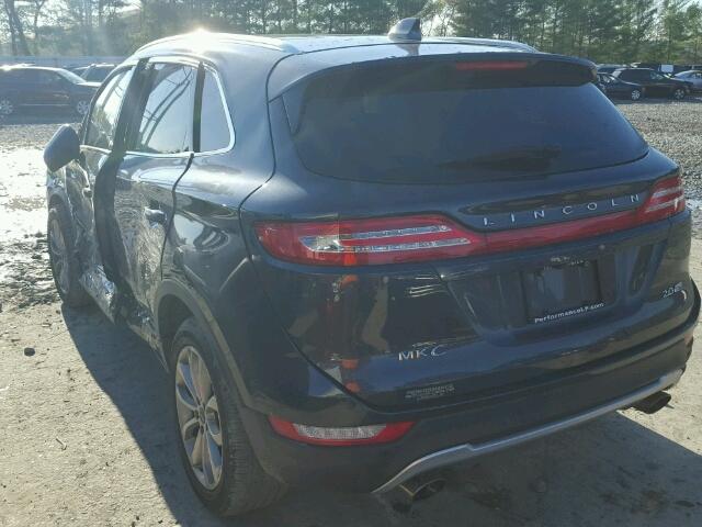 5LMCJ2A93FUJ31470 - 2015 LINCOLN MKC BLUE photo 3