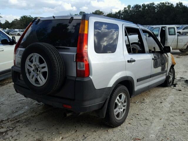 SHSRD78883U115376 - 2003 HONDA CR-V EX SILVER photo 4