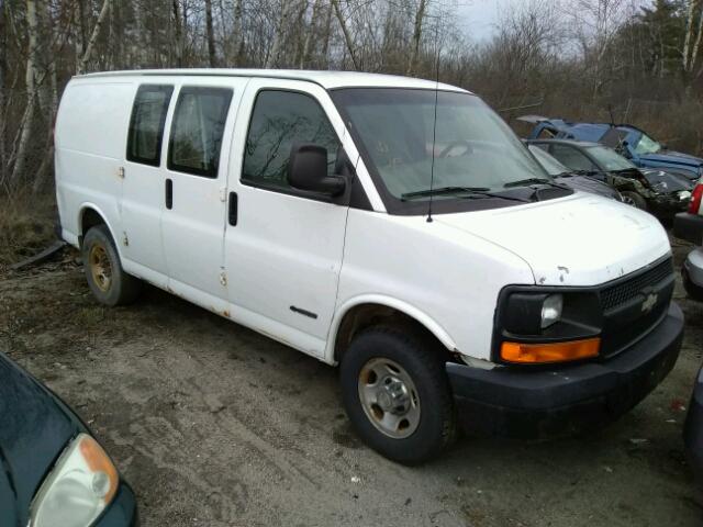 1GCHG35U061136921 - 2006 CHEVROLET EXPRESS G3 WHITE photo 1