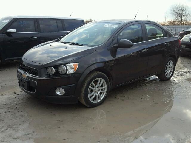 1G1JC5EH7E4149506 - 2014 CHEVROLET SONIC LT CHARCOAL photo 2