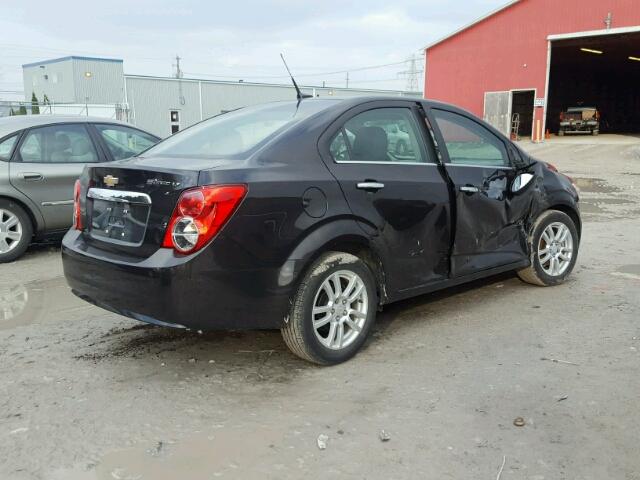 1G1JC5EH7E4149506 - 2014 CHEVROLET SONIC LT CHARCOAL photo 4