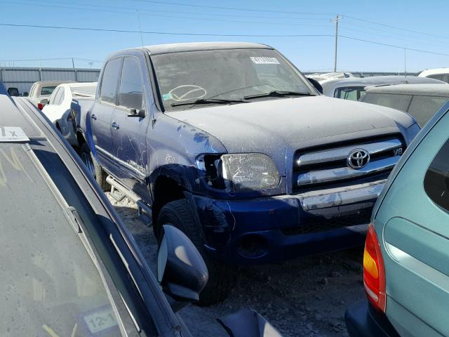 5TBET34156S558734 - 2006 TOYOTA TUNDRA DOU BLUE photo 1