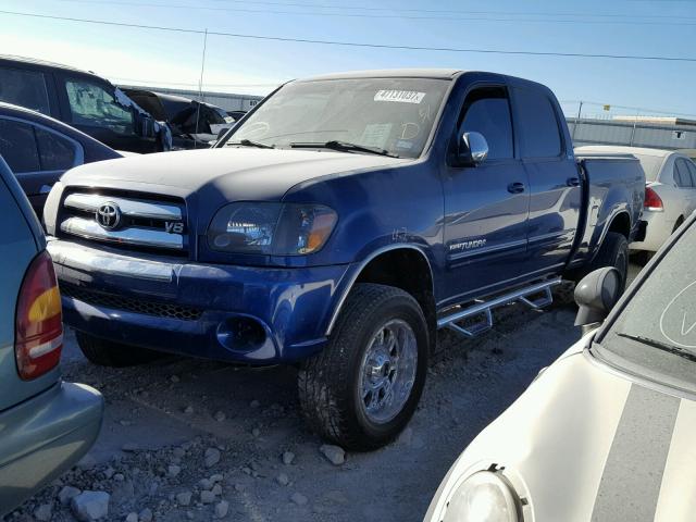 5TBET34156S558734 - 2006 TOYOTA TUNDRA DOU BLUE photo 2