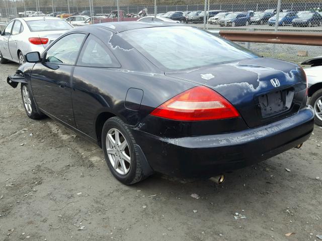 1HGCM82783A029255 - 2003 HONDA ACCORD EX BLACK photo 3