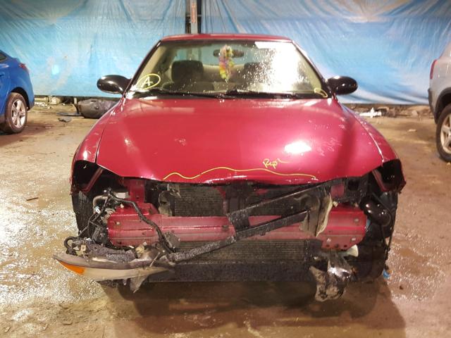 1G2NE52E45M203202 - 2005 PONTIAC GRAND AM S მუქწითელი ფოტო 9