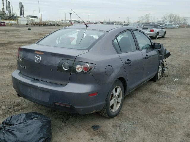 JM1BK32F771766107 - 2007 MAZDA 3 I GRAY photo 4