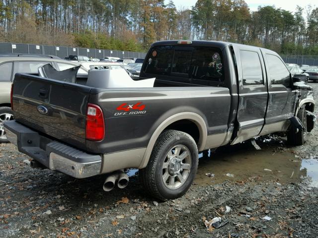 1FTSW21R98ED48412 - 2008 FORD F250 SUPER CHARCOAL photo 4