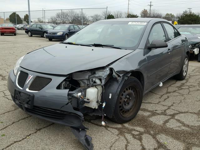 1G2ZF58B374276396 - 2007 PONTIAC G6 VALUE L SILVER photo 2