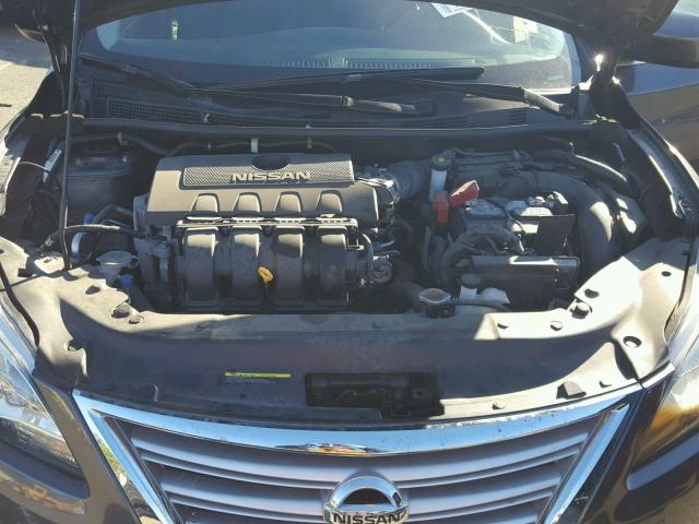 3N1AB7AP0FY320410 - 2015 NISSAN SENTRA S GRAY photo 7