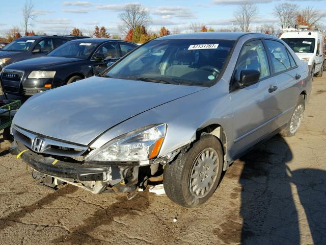 1HGCM56147A145482 - 2007 HONDA ACCORD VAL SILVER photo 2