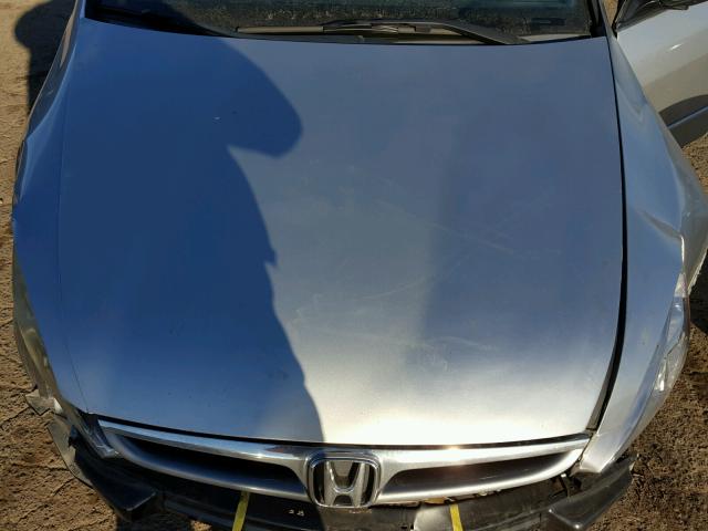 1HGCM56147A145482 - 2007 HONDA ACCORD VAL SILVER photo 7