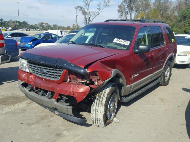 1FMZU73E42ZB59657 - 2002 FORD EXPLORER X RED photo 2