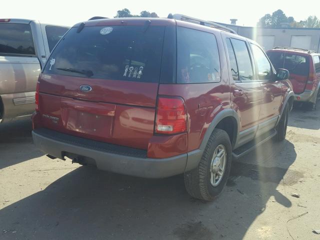 1FMZU73E42ZB59657 - 2002 FORD EXPLORER X RED photo 4