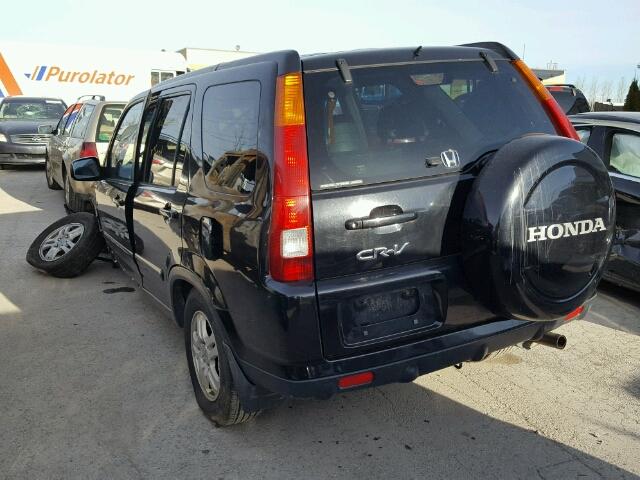 JHLRD78932C819841 - 2002 HONDA CR-V EX BLACK photo 3