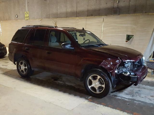 1GNDS13SX72276108 - 2007 CHEVROLET TRAILBLAZE MAROON photo 1