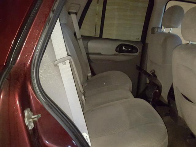 1GNDS13SX72276108 - 2007 CHEVROLET TRAILBLAZE MAROON photo 6