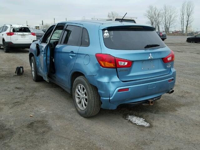 JA4AH3AU1BZ601362 - 2011 MITSUBISHI RVR SE BLUE photo 3