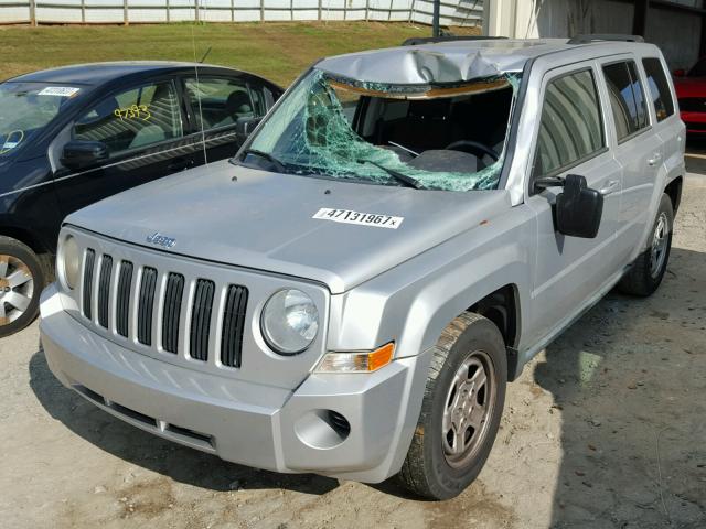 1J4NT2GA1AD504665 - 2010 JEEP PATRIOT SP SILVER photo 2