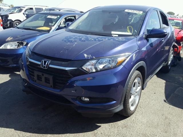 3CZRU5H5XGM731531 - 2016 HONDA HR-V EX BLUE photo 2