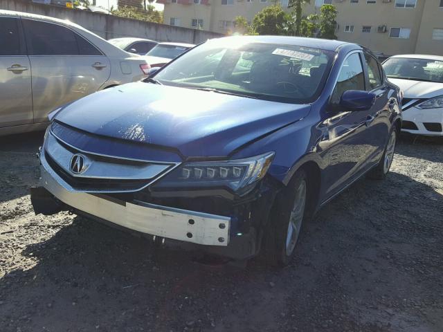 19UDE2F39GA019359 - 2016 ACURA ILX BASE BLUE photo 2