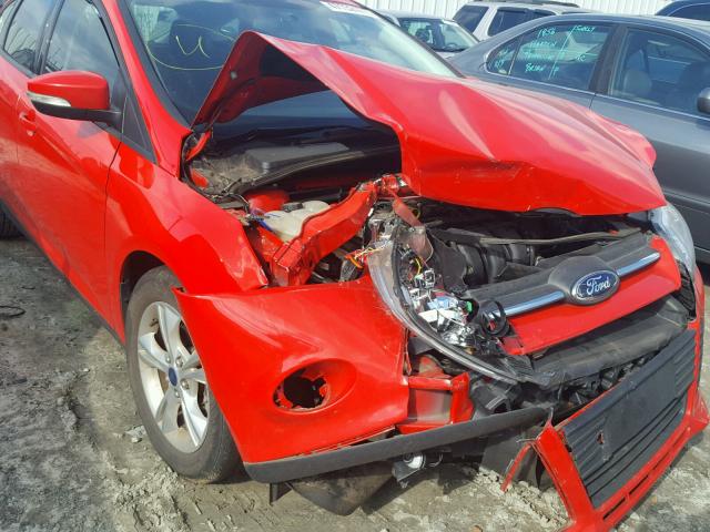 1FADP3K26EL268480 - 2014 FORD FOCUS SE RED photo 9