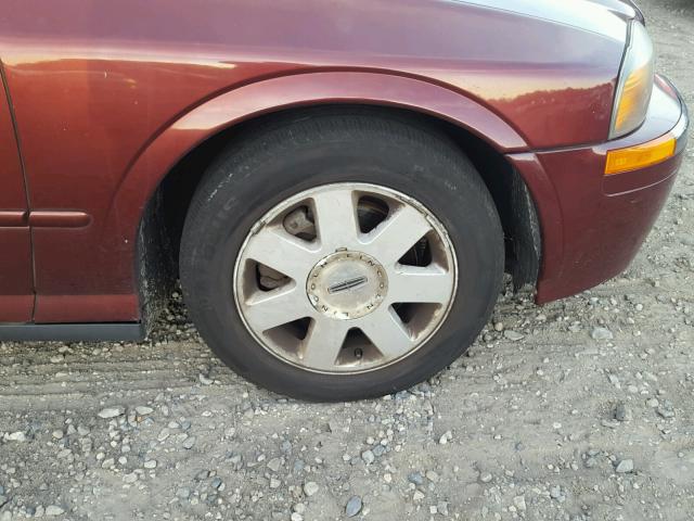 1LNHM86S72Y646568 - 2002 LINCOLN LS 红色 照片 9