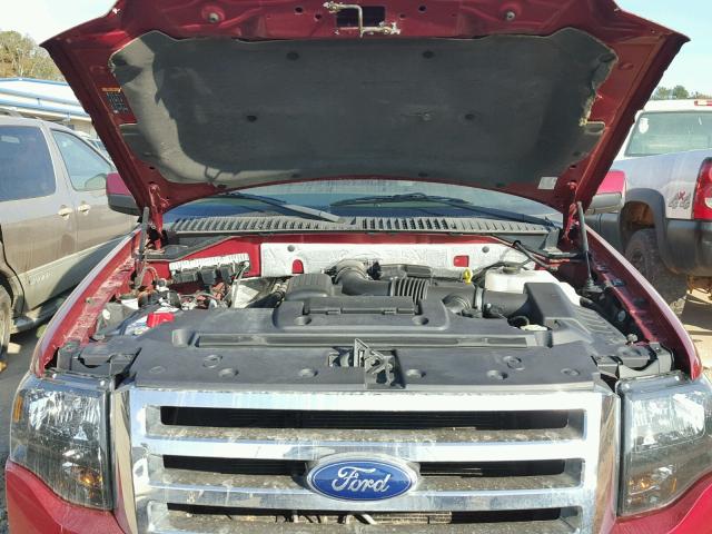 1FMJU1K55DEF57272 - 2013 FORD EXPEDITION RED photo 7