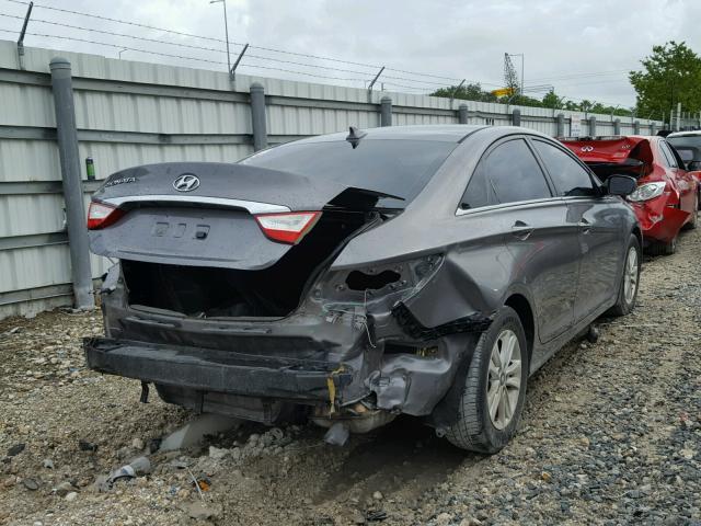 5NPEB4AC1CH344170 - 2012 HYUNDAI SONATA GLS GRAY photo 4