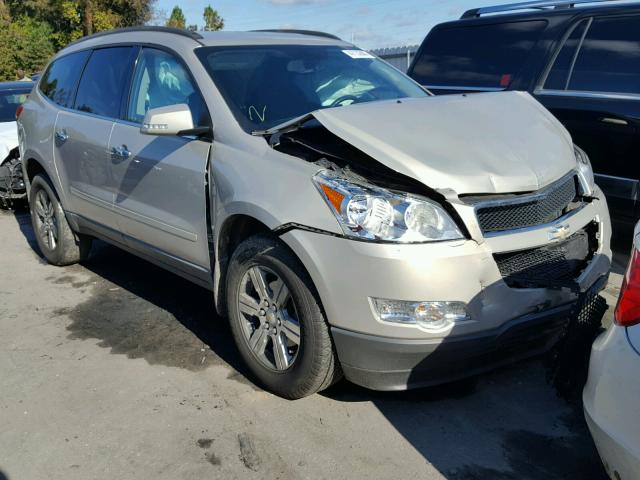 1GNKRGED5BJ176761 - 2011 CHEVROLET TRAVERSE L GOLD photo 1