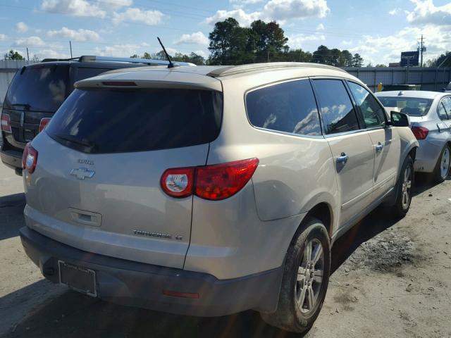 1GNKRGED5BJ176761 - 2011 CHEVROLET TRAVERSE L GOLD photo 4