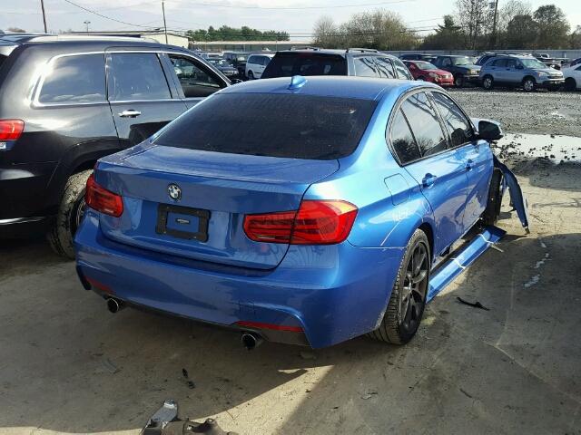 WBA8B3C50HK384428 - 2017 BMW 340 I BLUE photo 4