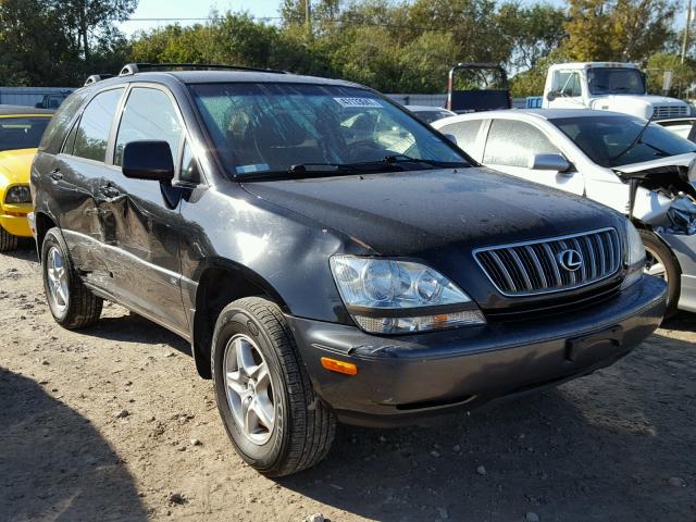 JTJGF10U220144185 - 2002 LEXUS RX 300 BLACK photo 1