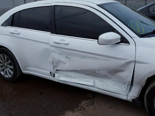 1C3CCBBG2DN678322 - 2013 CHRYSLER 200 TOURIN WHITE photo 9