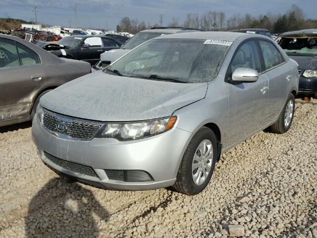 KNAFU4A29C5606102 - 2012 KIA FORTE SILVER photo 2