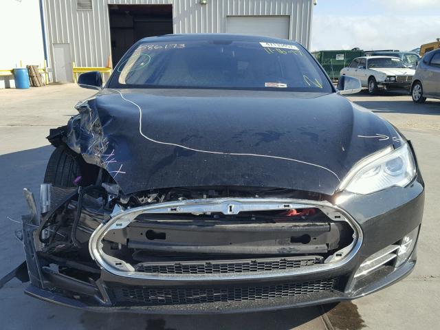 5YJSA1CG4DFP09333 - 2013 TESLA MODEL S BLACK photo 7