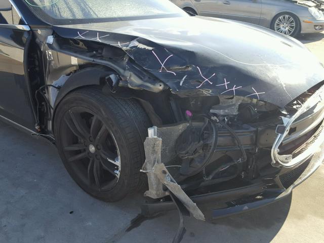 5YJSA1CG4DFP09333 - 2013 TESLA MODEL S BLACK photo 9