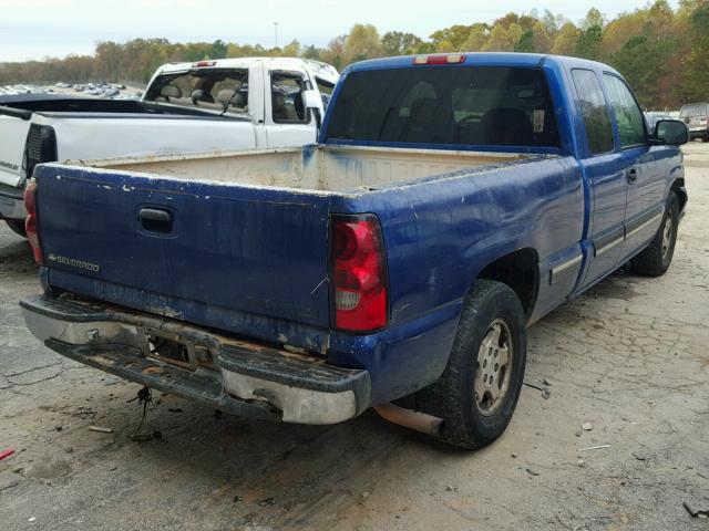 2GCEC19VX31214326 - 2003 CHEVROLET SILVERADO BLUE photo 4