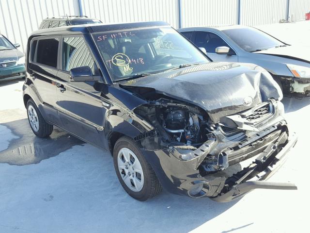 KNDJT2A52D7622260 - 2013 KIA SOUL BLACK photo 1