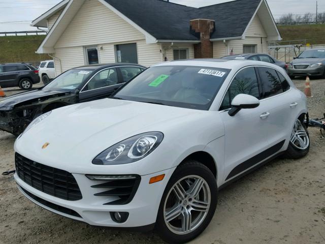 WP1AB2A51HLB15350 - 2017 PORSCHE MACAN S WHITE photo 2