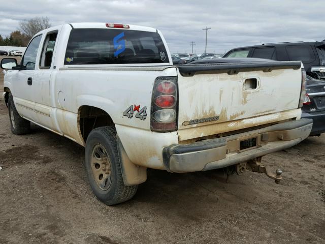 1GCEK19Z37Z110456 - 2007 CHEVROLET SILVERADO WHITE photo 3