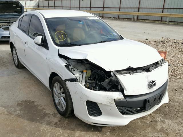 JM1BL1VF4C1515620 - 2012 MAZDA 3 I WHITE photo 1