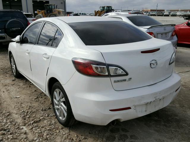 JM1BL1VF4C1515620 - 2012 MAZDA 3 I WHITE photo 3