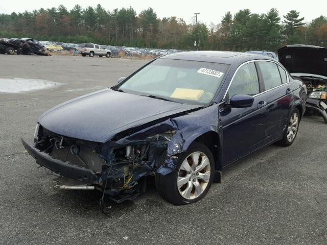 1HGCP26878A066859 - 2008 HONDA ACCORD EXL BLUE photo 2